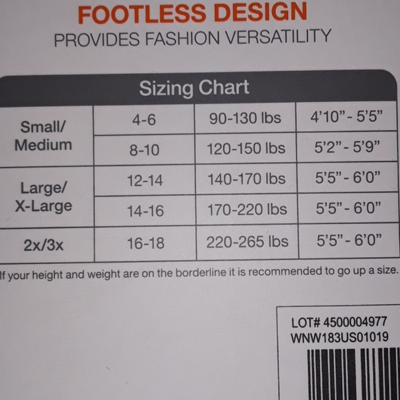 Warner's Blissful benefits wine footless tight - Picture 3 of 4